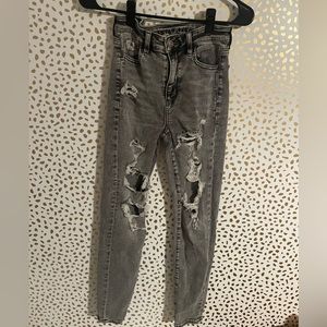 american eagle ripped jeans